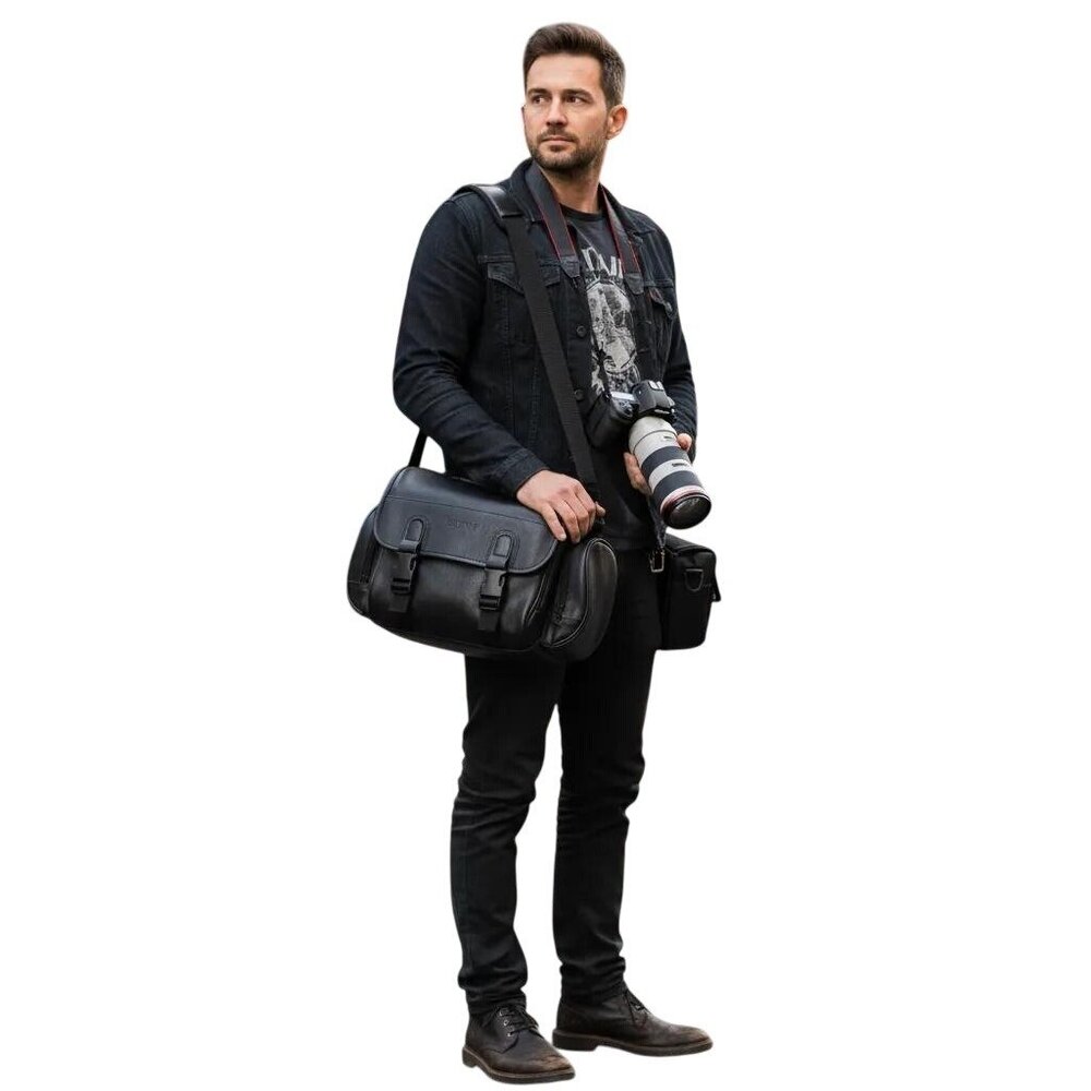 SONY Black Soft Bag DSLR‎ Camera And Camcorder Carrying Case Shoulder Bag